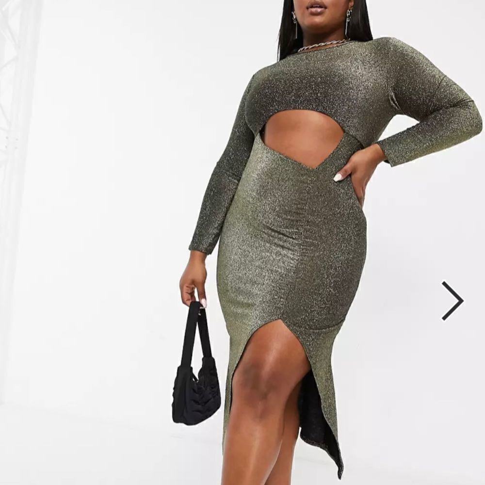 🎉Host Pick🎉 Long Sleeve Glitter Gold Dress by Fishionkilla